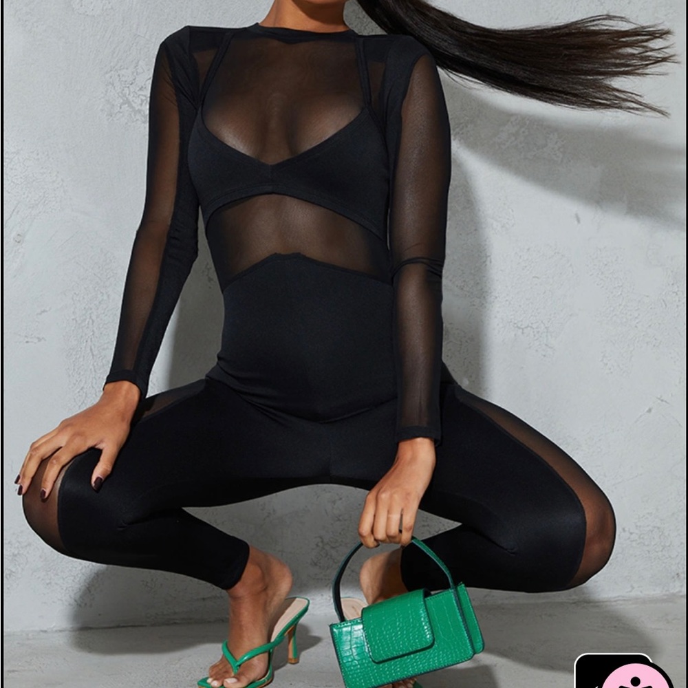 Mesh Jumpsuit